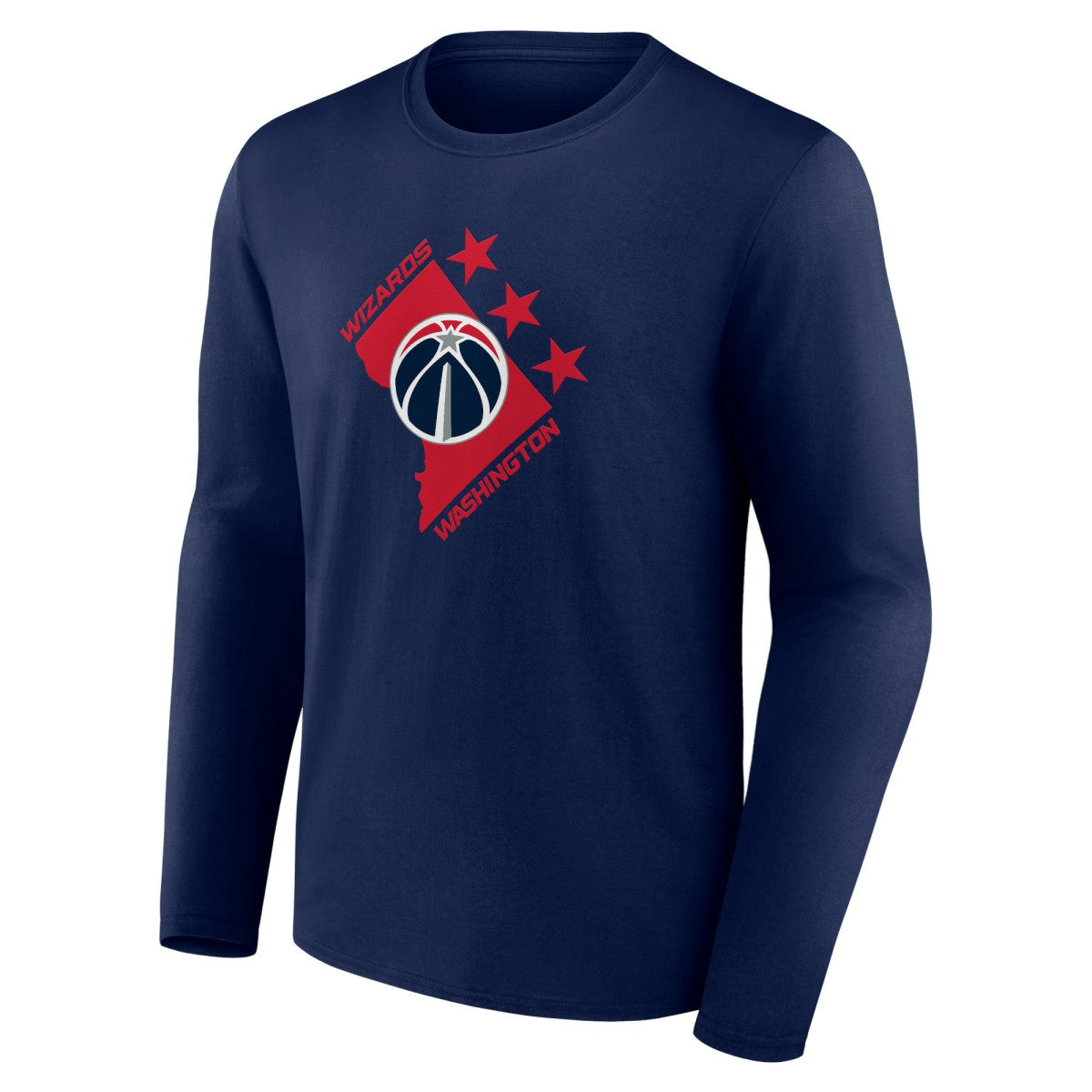Washington Wizards Tip-Off Long Sleeve T-Shirt Navy