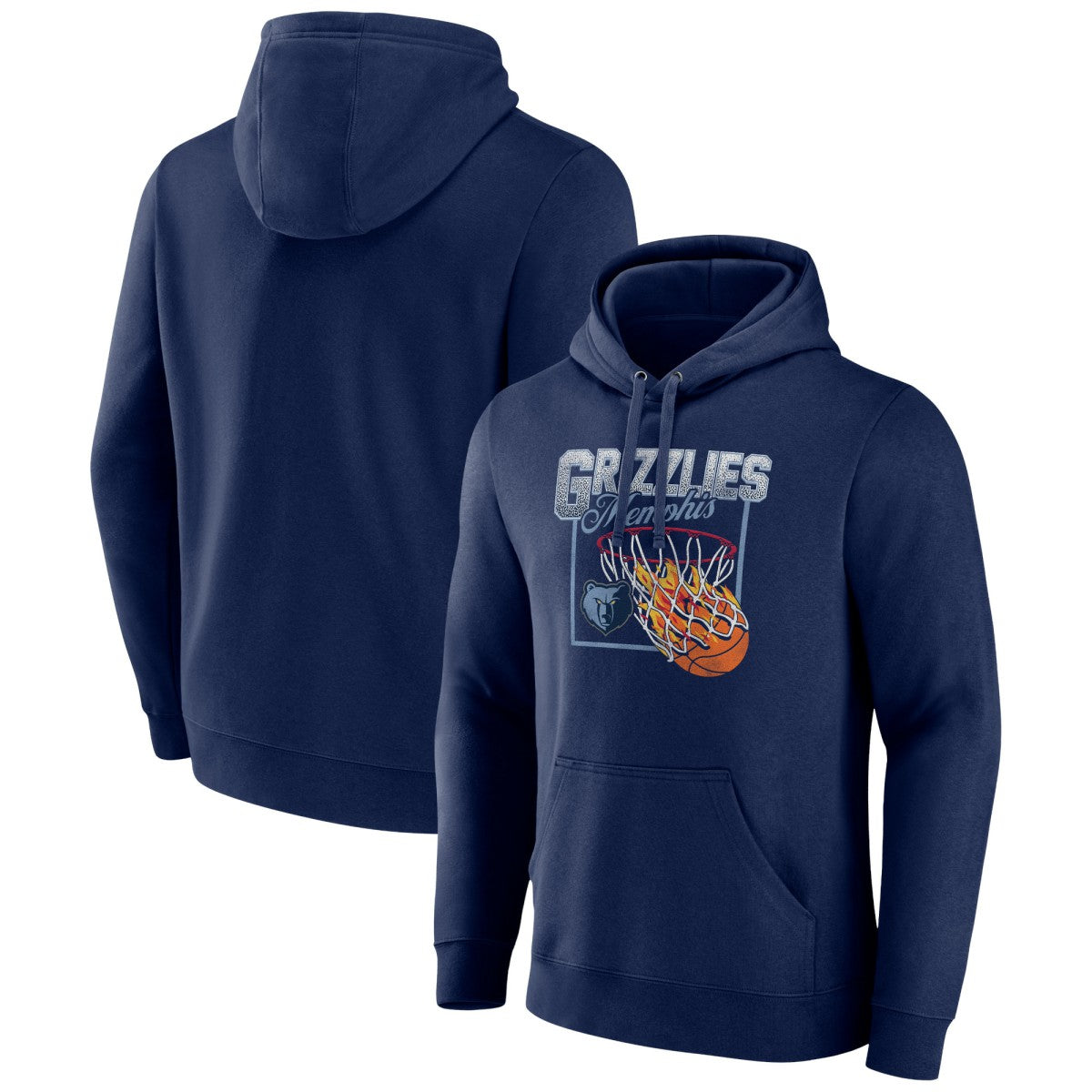 Memphis Grizzlies Alley Oop Pullover Hoodie Navy