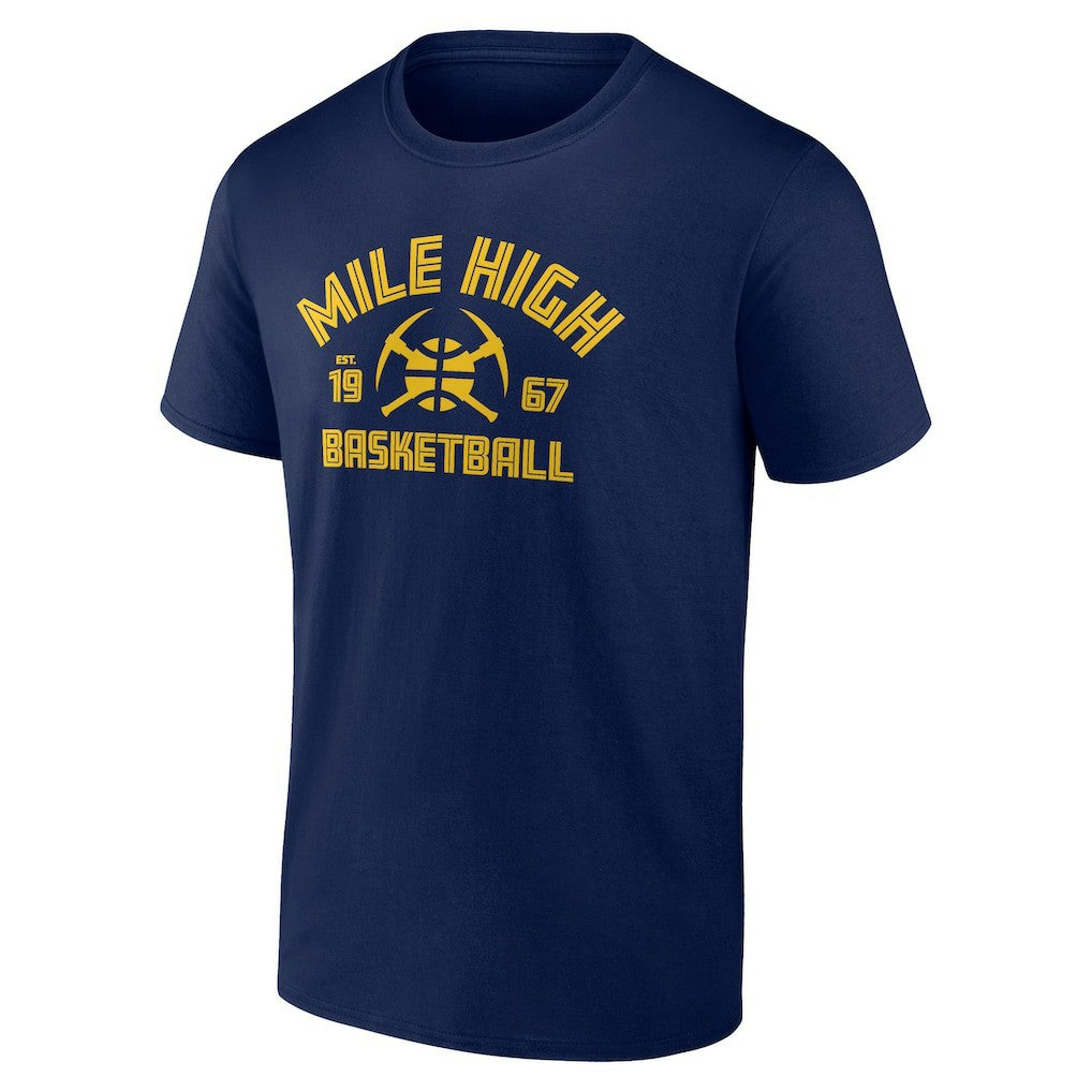 Denver Nuggets Tip-Off T-Shirt Navy outlet