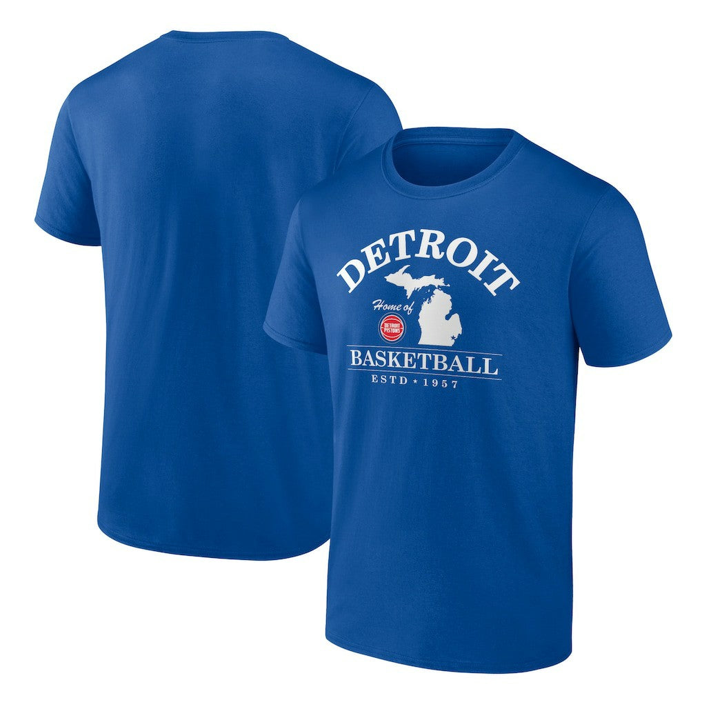 Detroit Pistons Tip-Off T-Shirt Blue