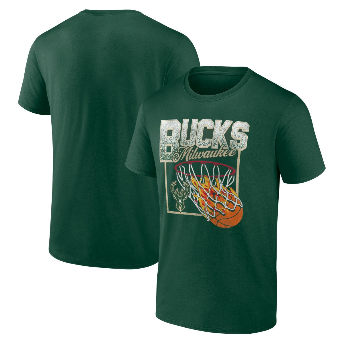 Milwaukee Bucks Alley Oop T-Shirt Hunter Green