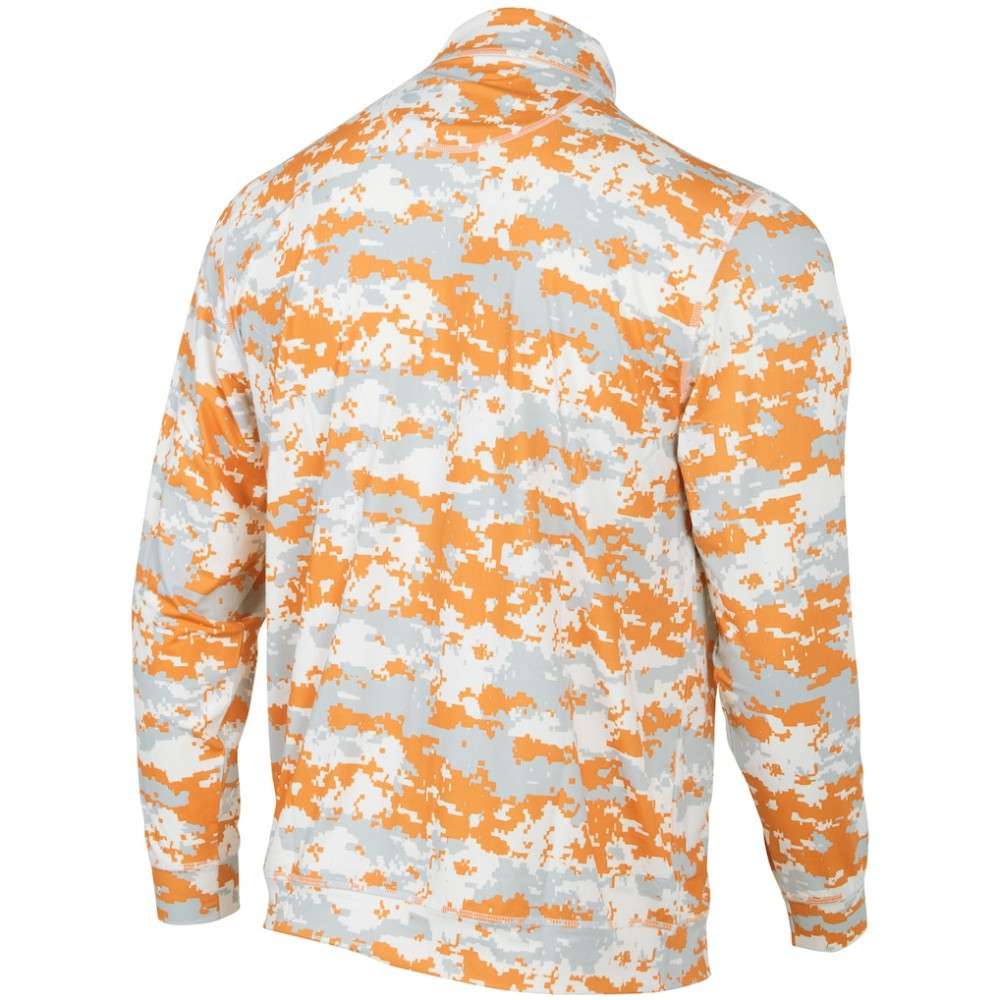 Houston Astros Digital Camo Performance Quarter-Zip Pullover Jacket - Orange Jackets
