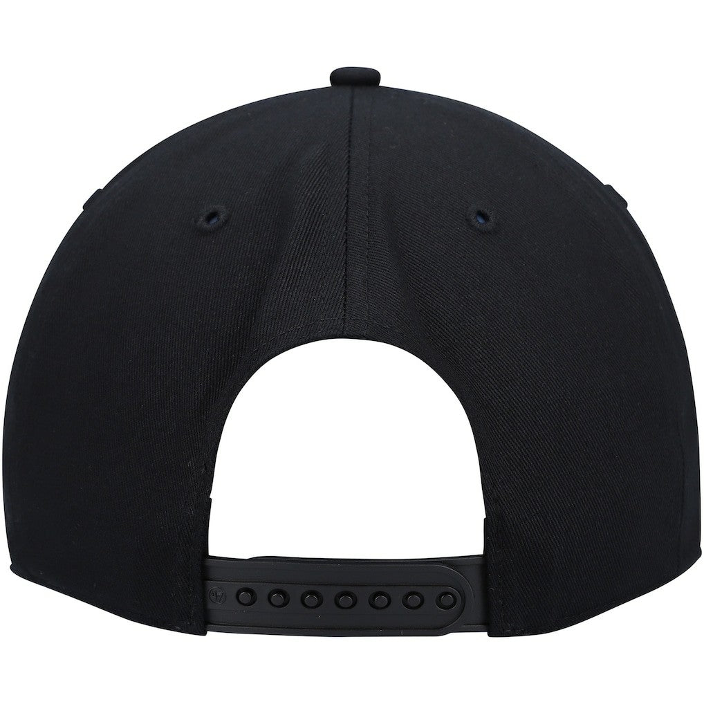 Indiana Pacers '47 Crosstown Script Hitch Snapback Hat Black - 47 brand
