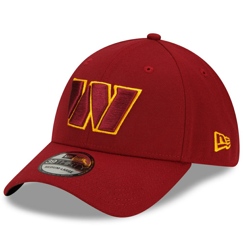 Washington Commanders New Era Team Classic 39THIRTY Flex Hat - Burgundy Hats