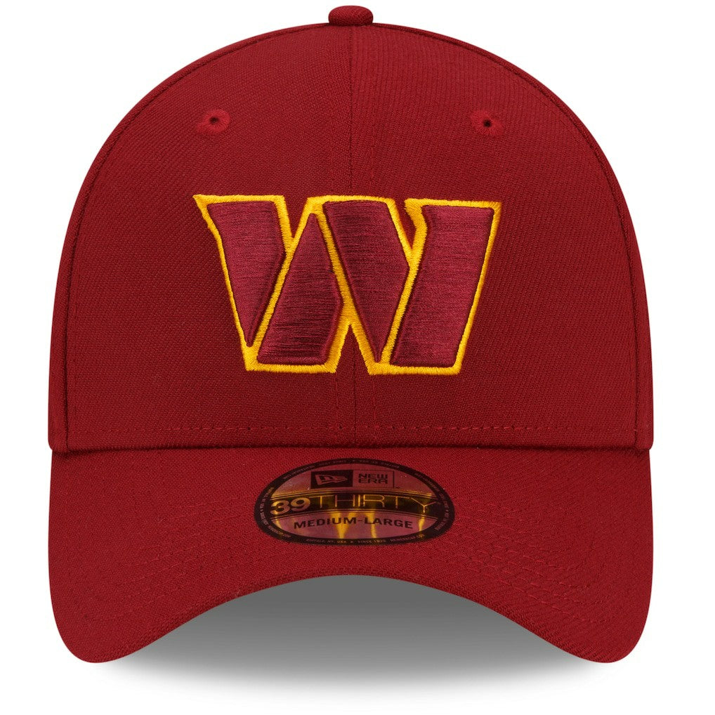 Washington Commanders New Era Team Classic 39THIRTY Flex Hat - Burgundy Hats