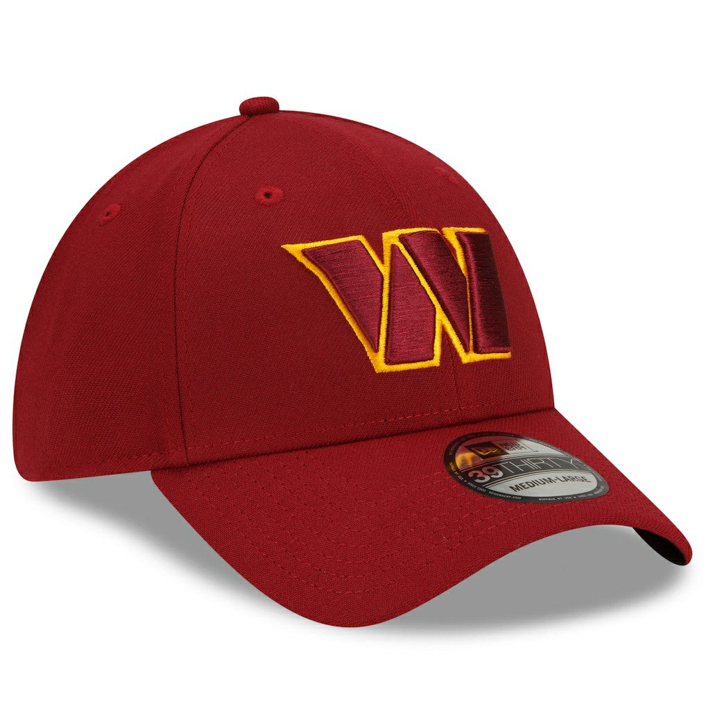 Washington Commanders New Era Team Classic 39THIRTY Flex Hat - Burgundy Hats