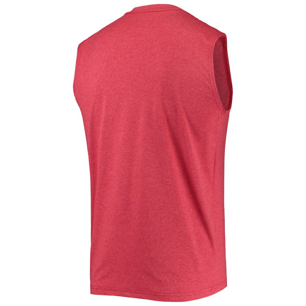 Boston Red Sox New Era Muscle Tank Top - Heathered Red Tanks