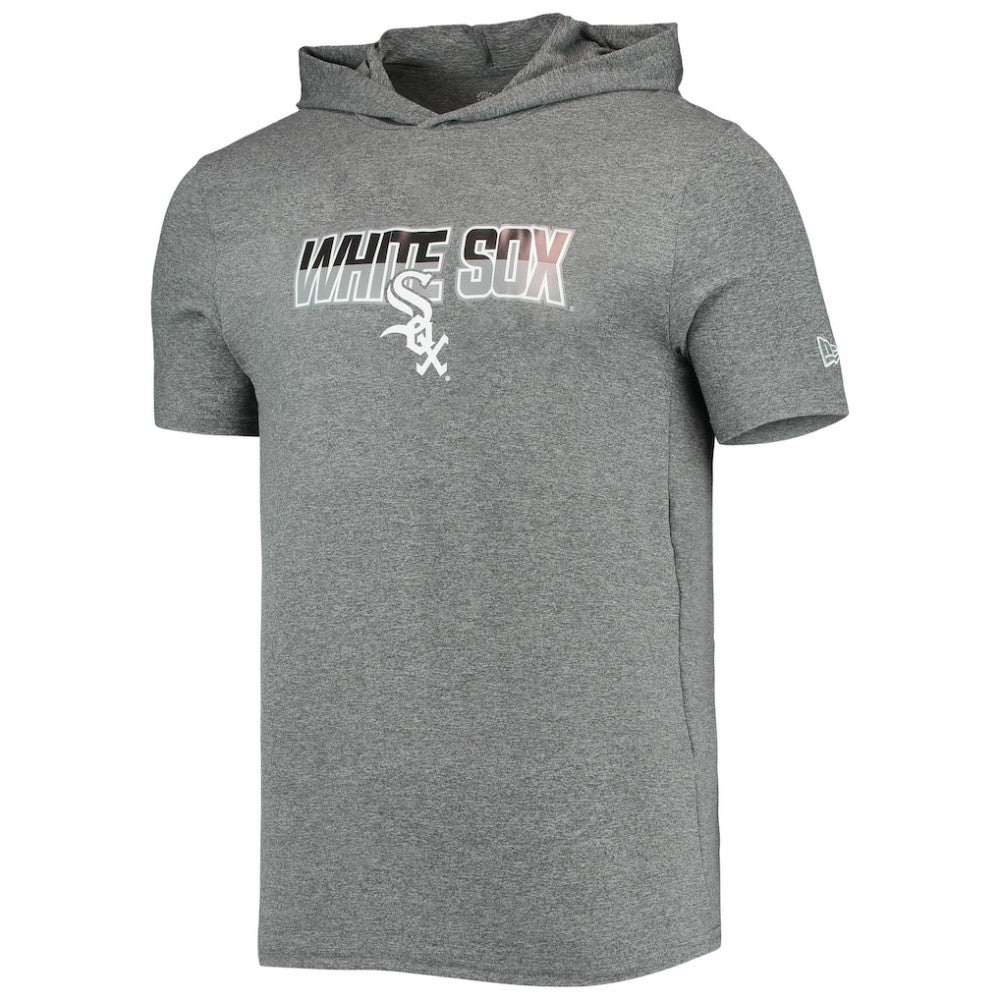 Chicago White Sox New Era Hoodie T-Shirt - Heathered Gray Hoodies