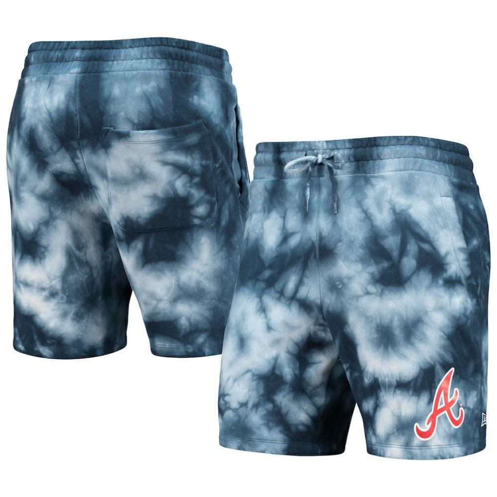Atlanta Braves New Era Team Dye Shorts - Navy Shorts