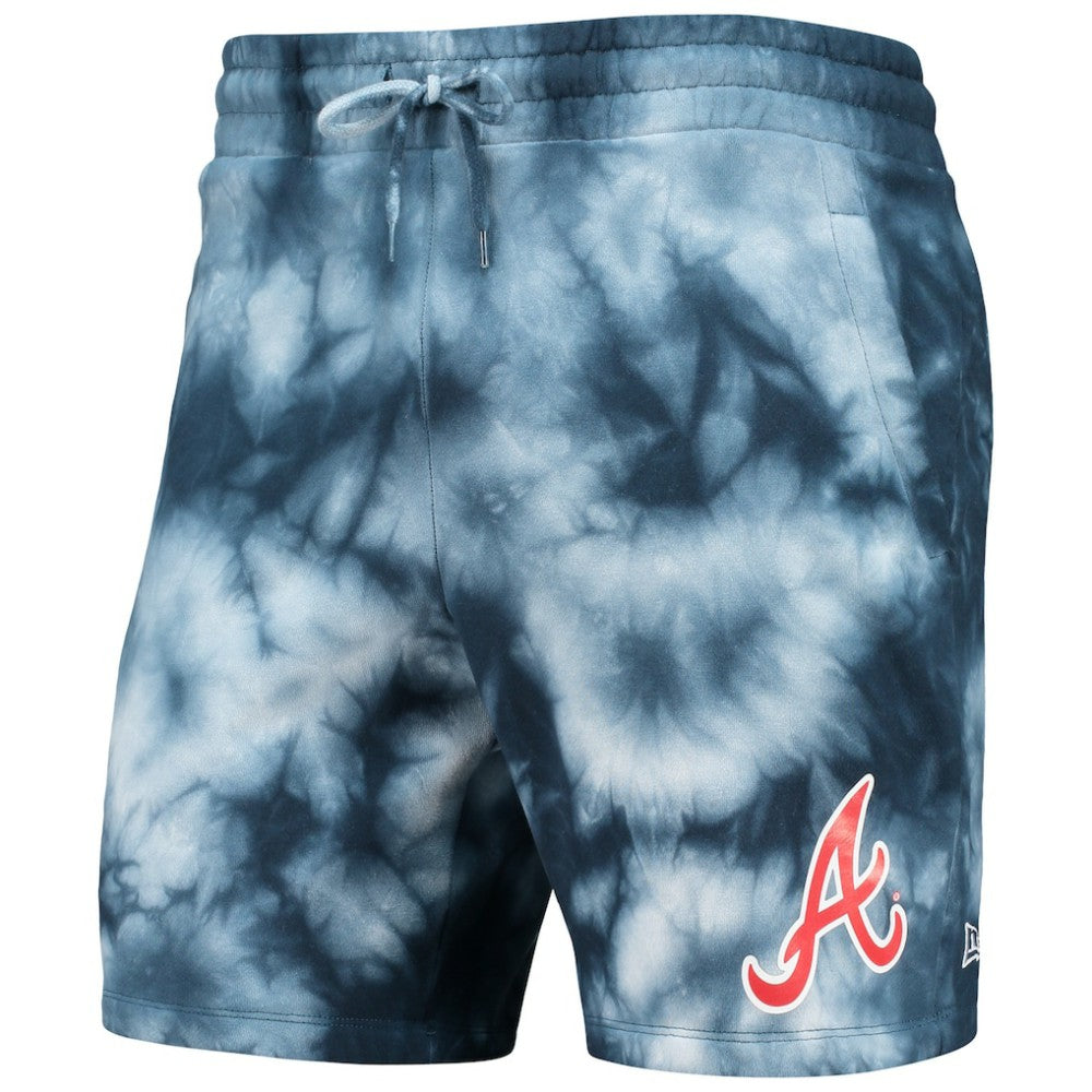 Atlanta Braves New Era Team Dye Shorts - Navy Shorts