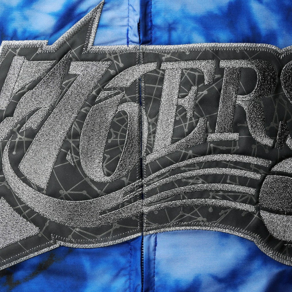 Philadelphia 76ers Women's Galaxy Sublimated Windbreaker Pullover Full-Zip Hoodie Royal - Mitchell & Ness
