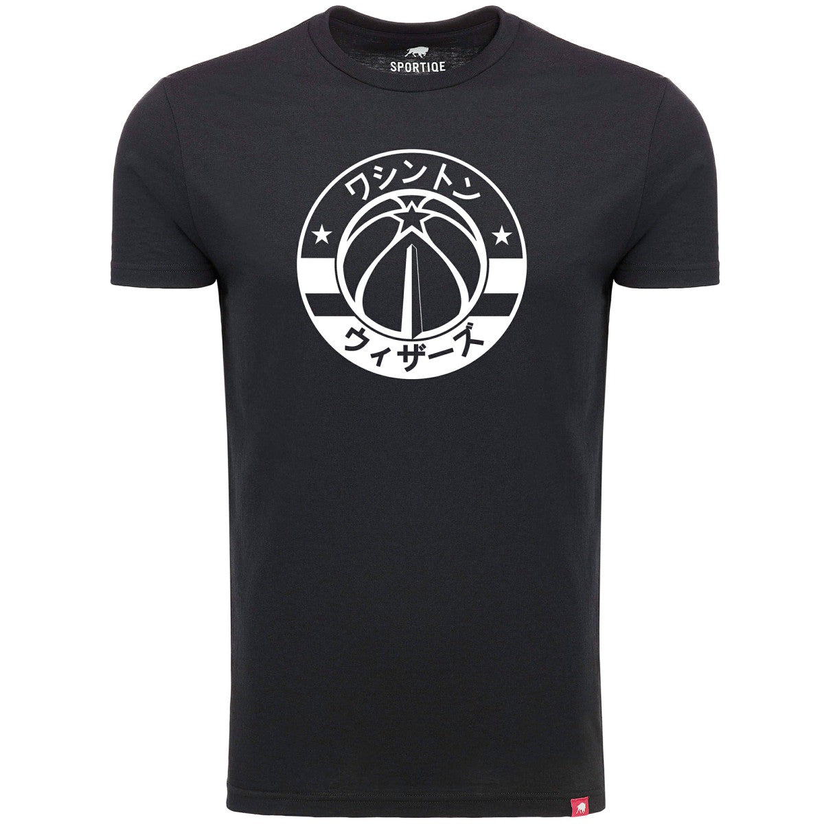 Washington Wizards Sportiqe Japanese Language Comfy Tri-Blend T-Shirt Black