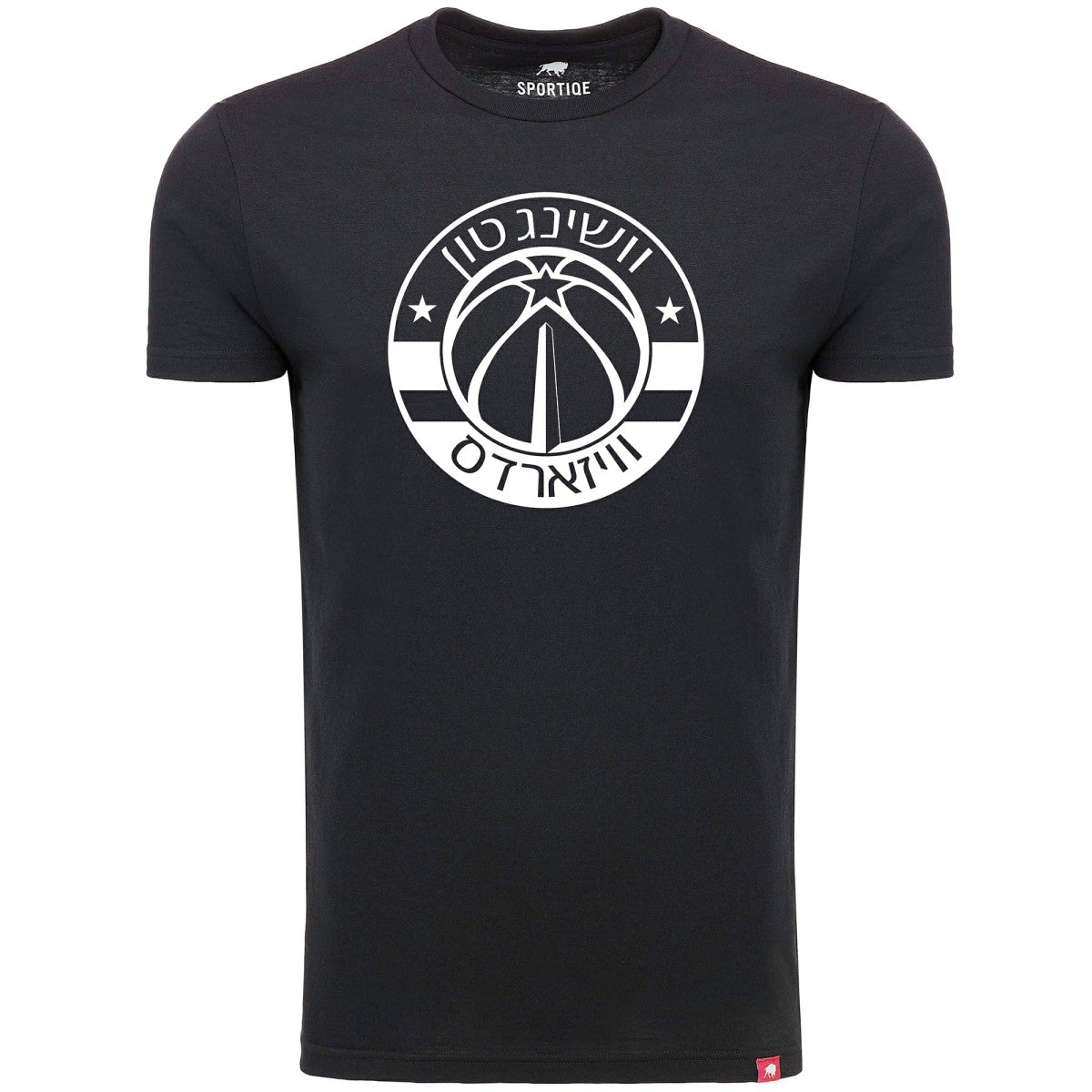 Washington Wizards Sportiqe Hebrew Language Comfy Tri-Blend T-Shirt Black