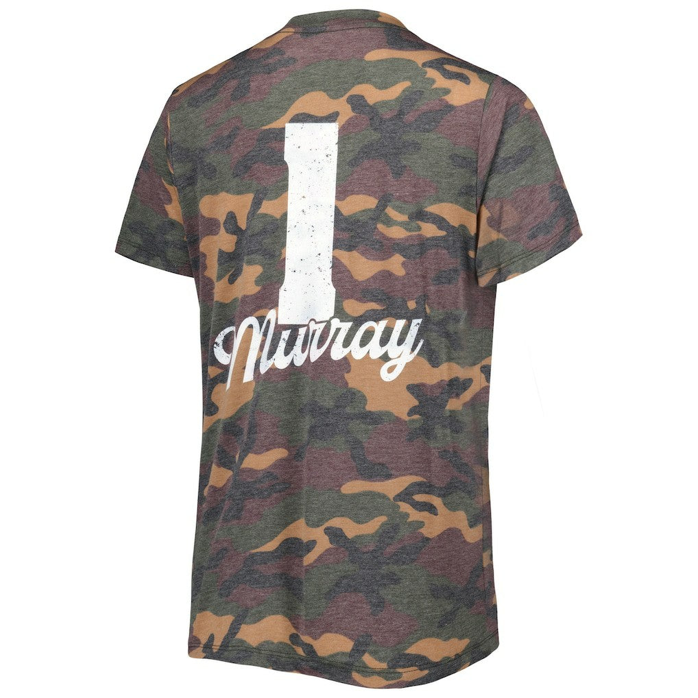Kyler Murray Arizona Cardinals Majestic Threads Women's Name & Number V-Neck Tri-Blend T-Shirt - Camo T-shirts