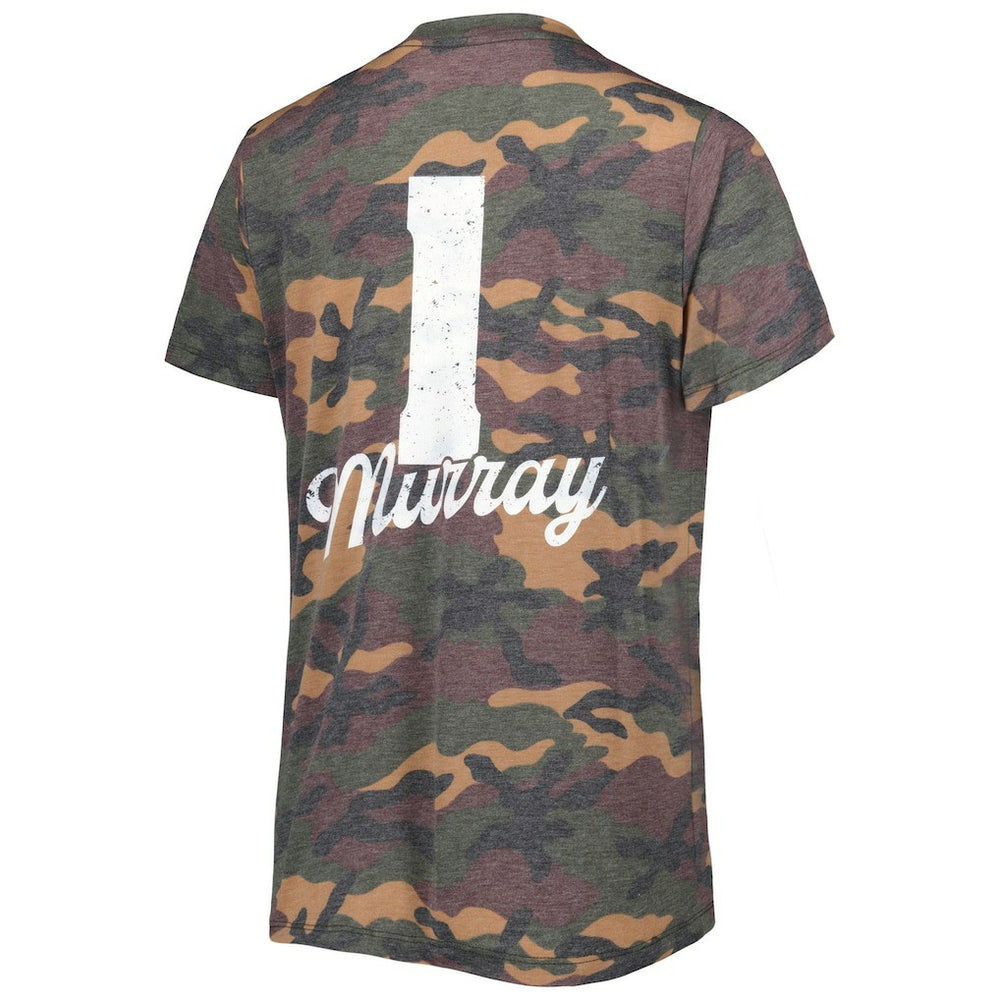 Kyler Murray Arizona Cardinals Majestic Threads Women's Name & Number V-Neck Tri-Blend T-Shirt - Camo T-shirts