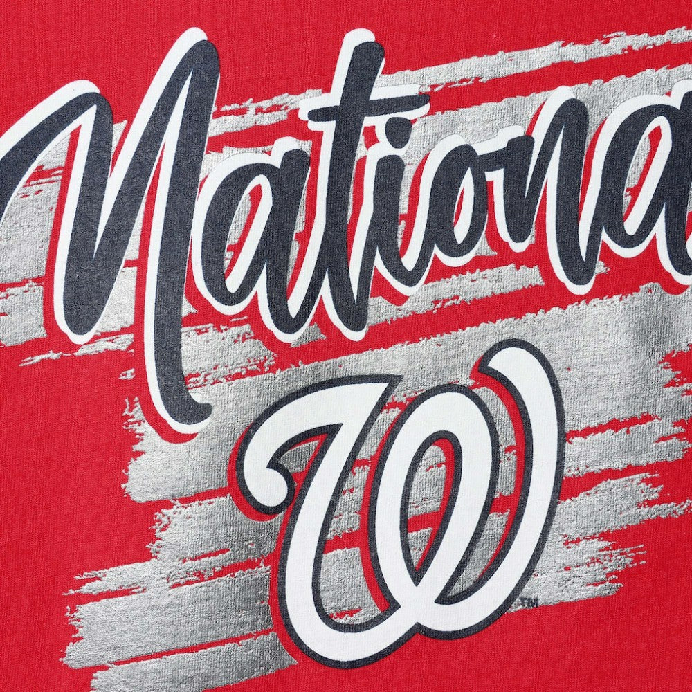 Washington Nationals Girls Youth Dream Scoop-Neck T-Shirt - Red T-shirts