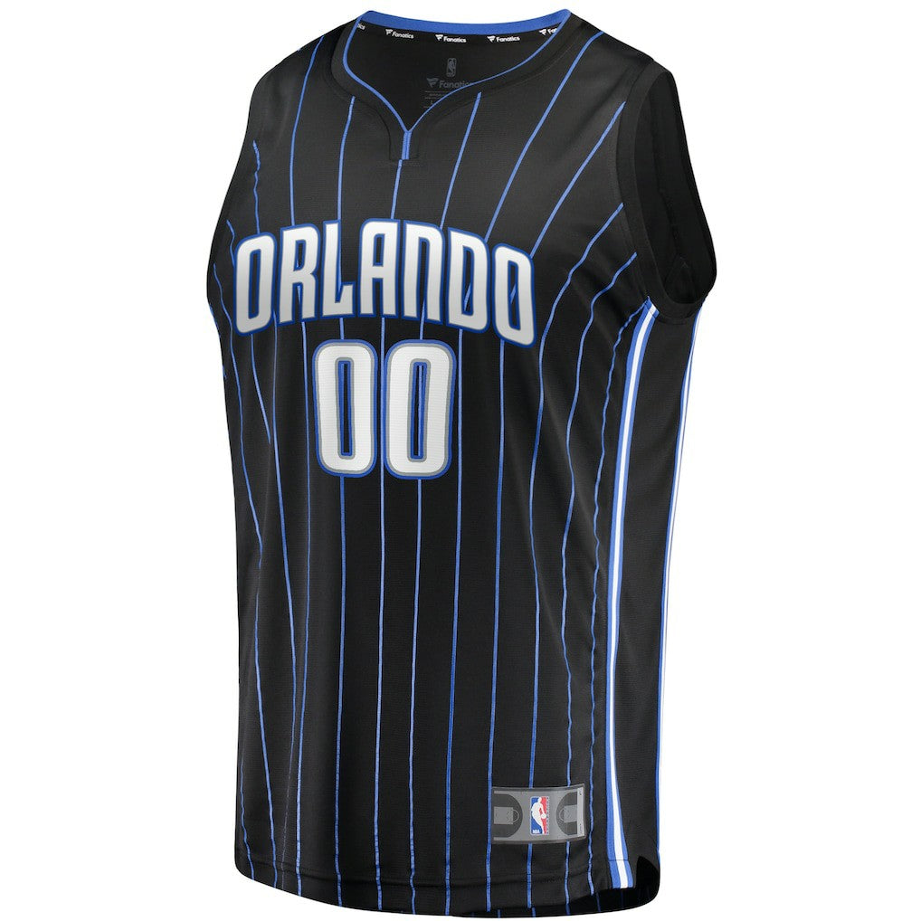 Orlando Magic Youth Fast Break Replica Custom Jersey Black Icon Edition - Fanatics
