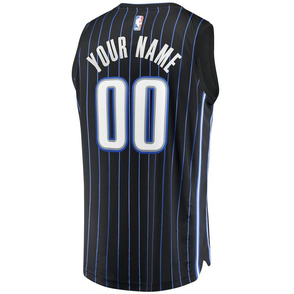 Orlando Magic Youth Fast Break Replica Custom Jersey Black Icon Edition - Fanatics