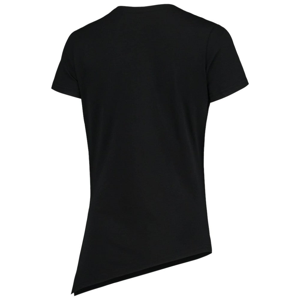 San Francisco Giants Levelwear Women's Birch Delta Asymmetrical T-Shirt - Black T-shirts