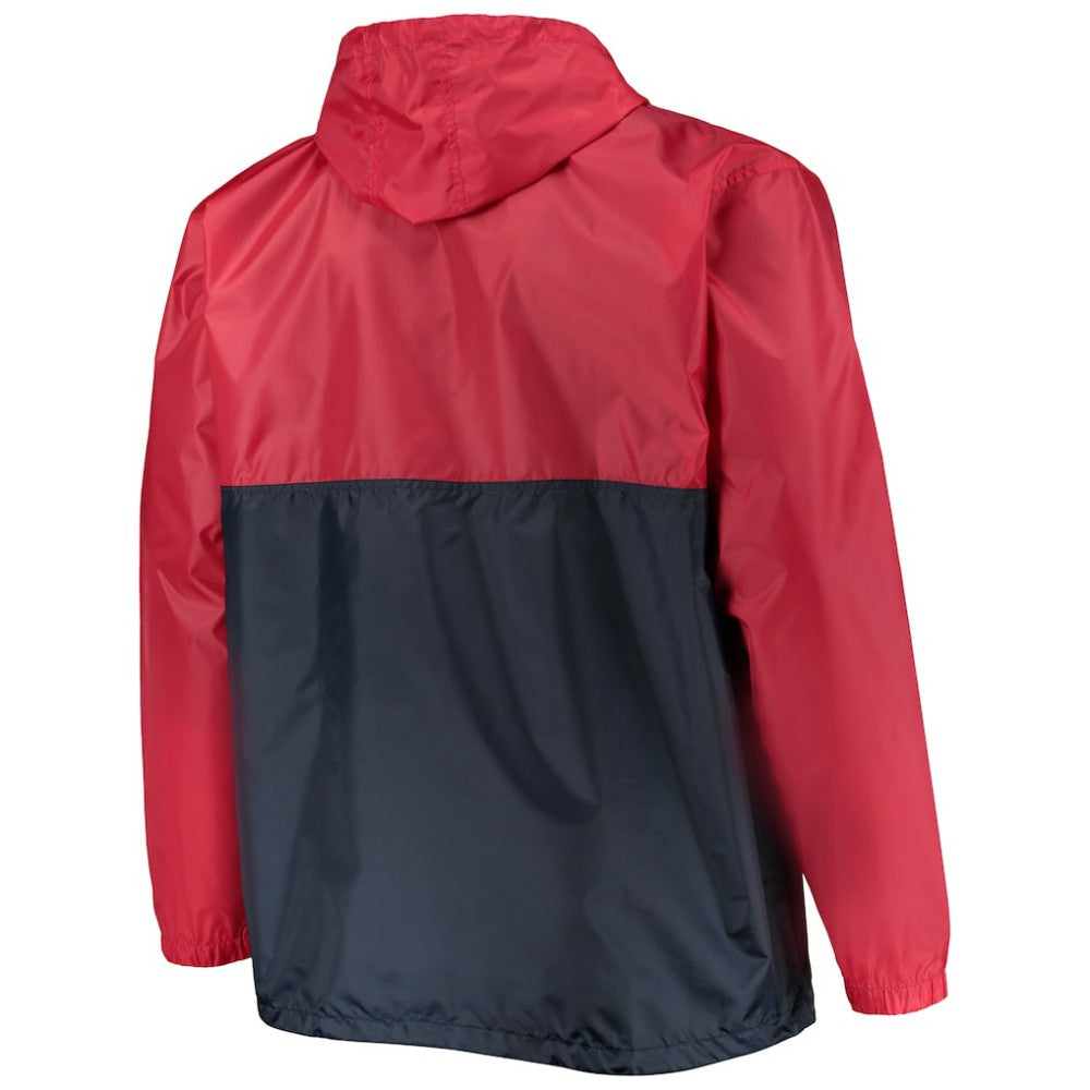 Washington Capitals Big & Tall Anorak Half-Zip Pullover Hoodie - Red | US 4675559