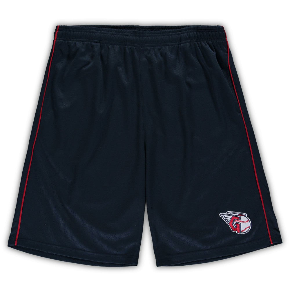Cleveland Guardians Big & Tall Mesh Shorts - Navy Shorts