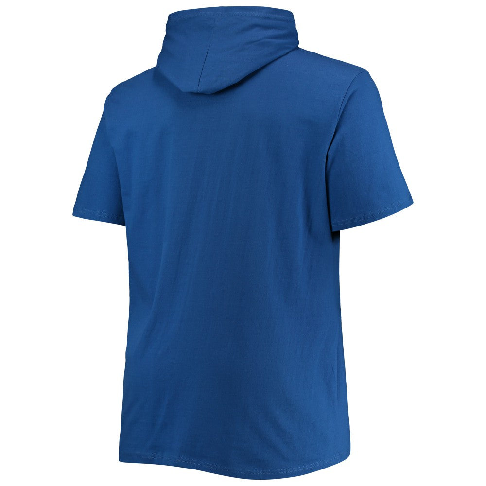 Milwaukee Brewers Big & Tall Jersey Short Sleeve Pullover Hoodie T-Shirt - Royal Jerseys