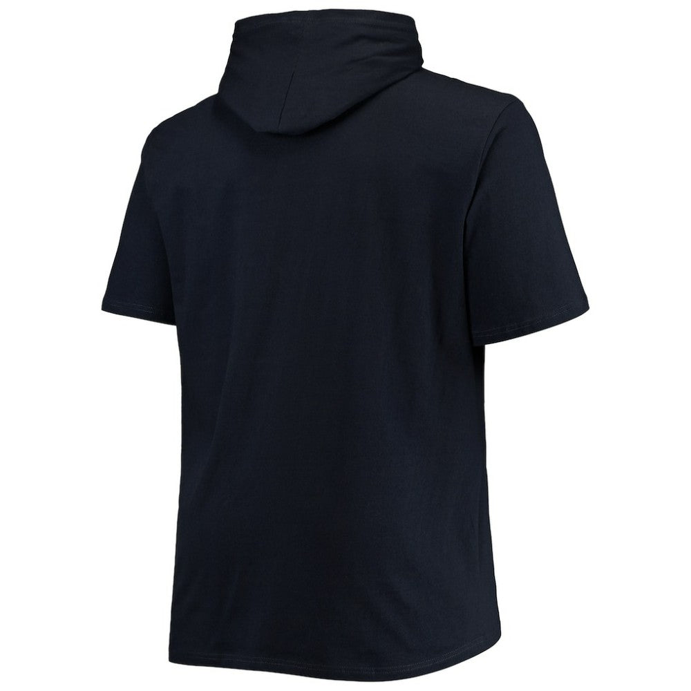 Cleveland Guardians Big & Tall Jersey Short Sleeve Pullover Hoodie T-Shirt - Navy Jerseys