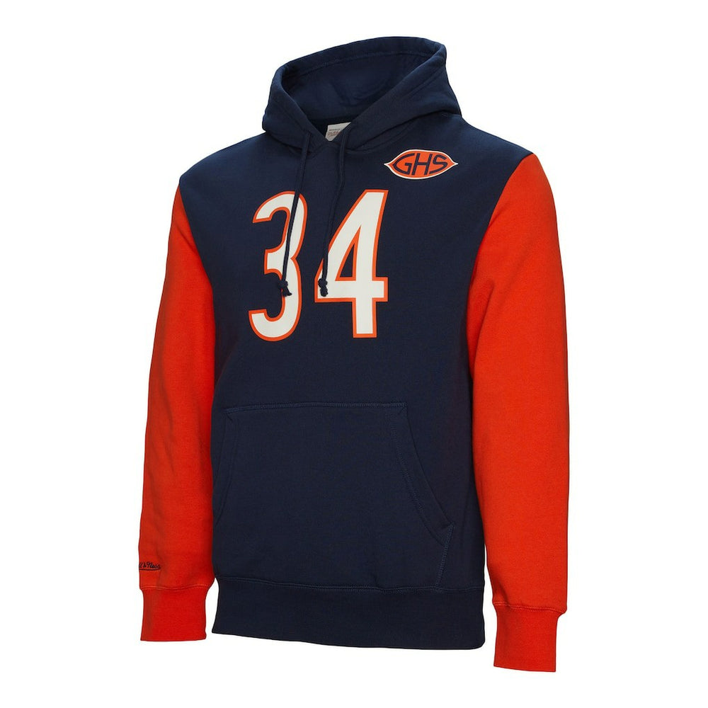 Walter Payton Chicago Bears Retired Player Name & Number Pullover Hoodie - Navy Hoodies