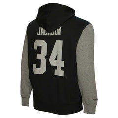 Bo Jackson Las Vegas Raiders Retired Player Name & Number Pullover Hoodie - Black Hoodies