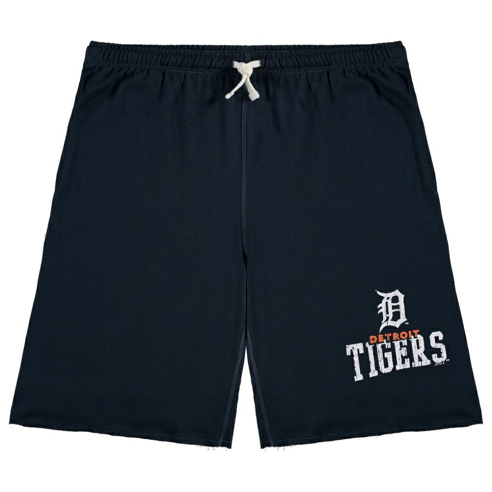 Detroit Tigers Big & Tall French Terry Shorts - Navy Shorts