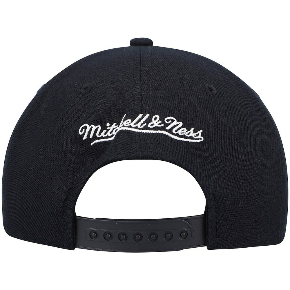 Boston Celtics Hardwood Classics Script 2.0 Snapback Hat Black - Mitchell & Ness