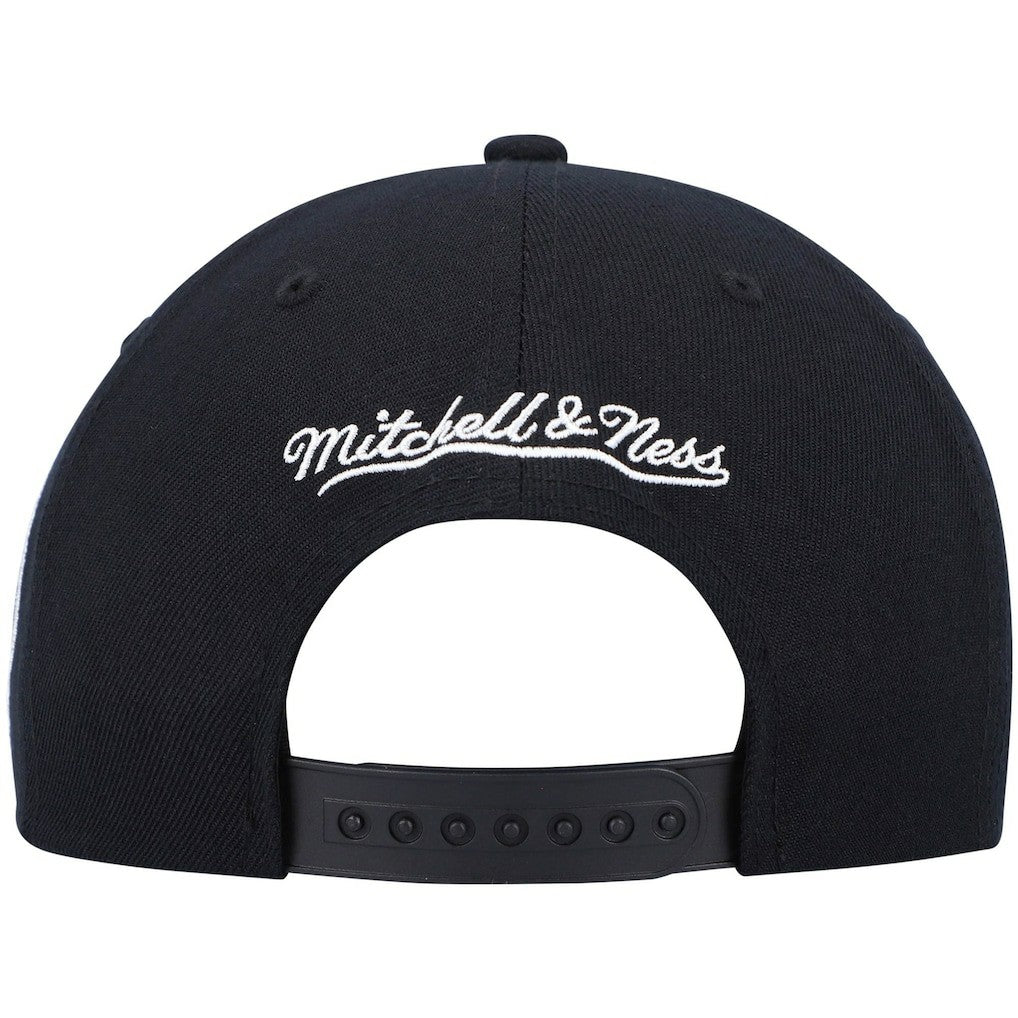 Brooklyn Nets Hardwood Classics Script 2.0 Snapback Hat Black - Mitchell & Ness