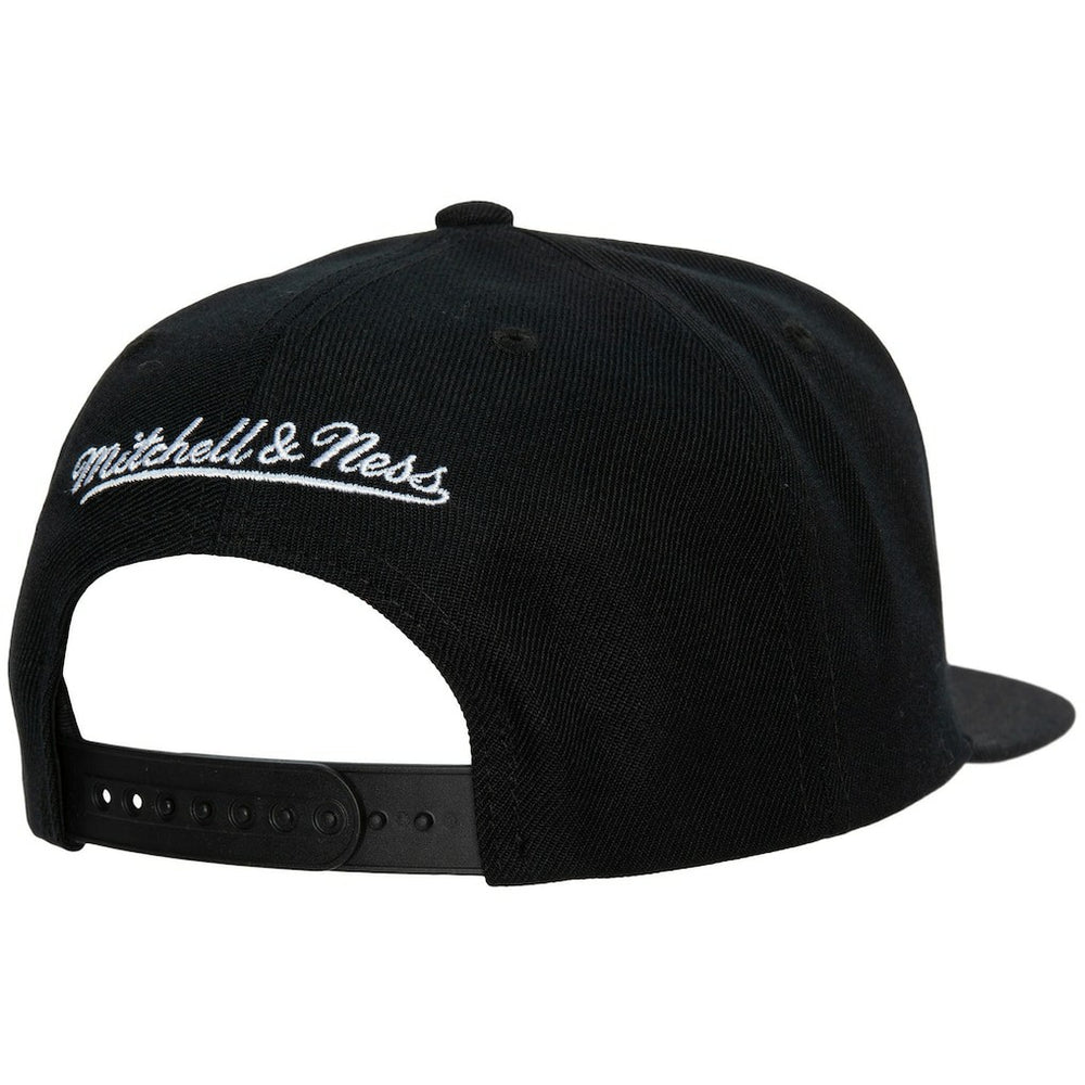Cleveland Cavaliers Hardwood Classics Script 2.0 Snapback Hat Black - Mitchell & Ness