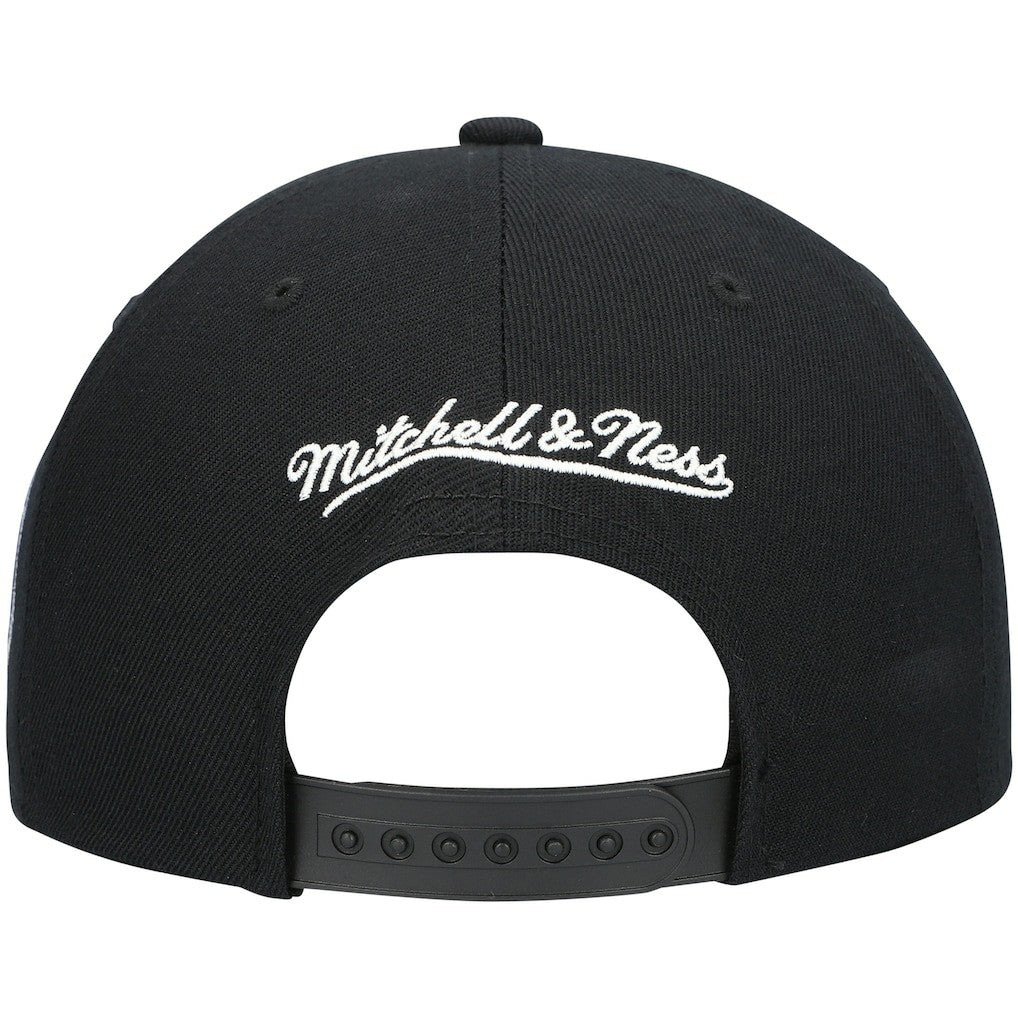 Dallas Mavericks Hardwood Classics Script 2.0 Snapback Hat Black - Mitchell & Ness