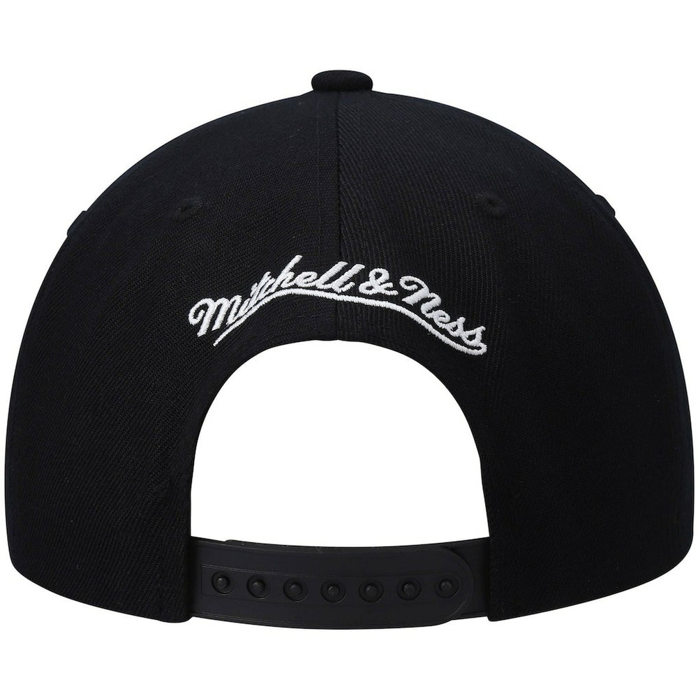 Golden State Warriors Hardwood Classics Script 2.0 Snapback Hat Black - Mitchell & Ness outlet