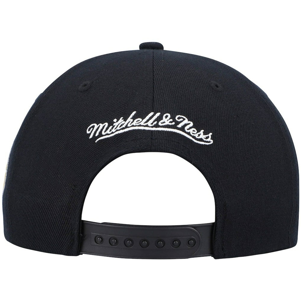 Indiana Pacers Hardwood Classics Script 2.0 Snapback Hat Black - Mitchell & Ness