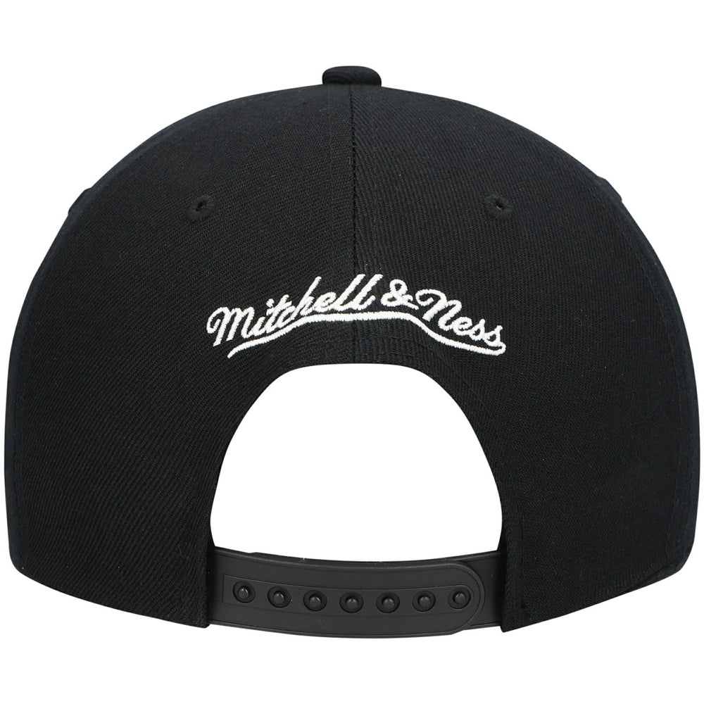 Miami Heat Hardwood Classics Script 2.0 Snapback Hat Black - Mitchell & Ness