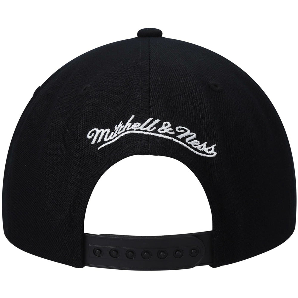 Sacramento Kings Hardwood Classics Script 2.0 Snapback Hat Black - Mitchell & Ness outlet