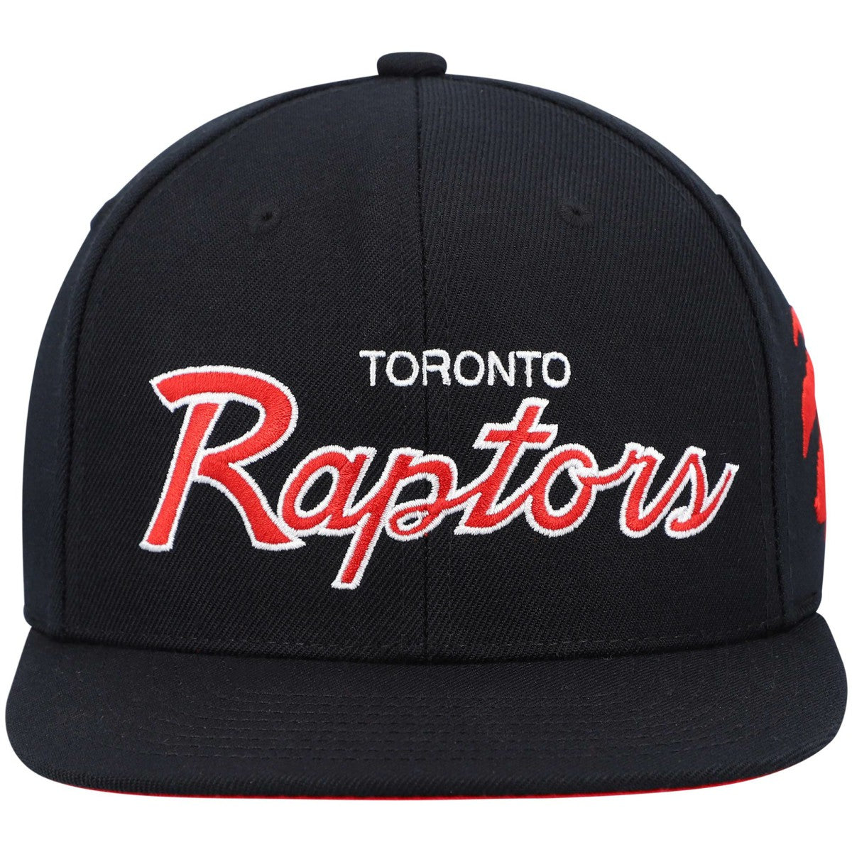 Toronto Raptors Hardwood Classics Script 2.0 Snapback Hat Black - Mitchell & Ness outlet
