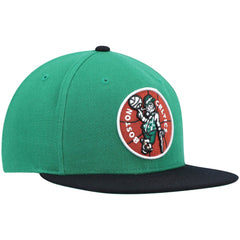 Boston Celtics Hardwood Classics Team Two-Tone 2.0 Snapback Hat Kelly Green/Black - Mitchell & Ness outlet