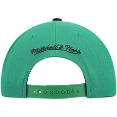 Boston Celtics Hardwood Classics Team Two-Tone 2.0 Snapback Hat Kelly Green/Black - Mitchell & Ness outlet
