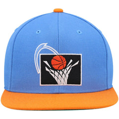 Cleveland Cavaliers Hardwood Classics Team Two-Tone 2.0 Snapback Hat Blue/Orange - Mitchell & Ness