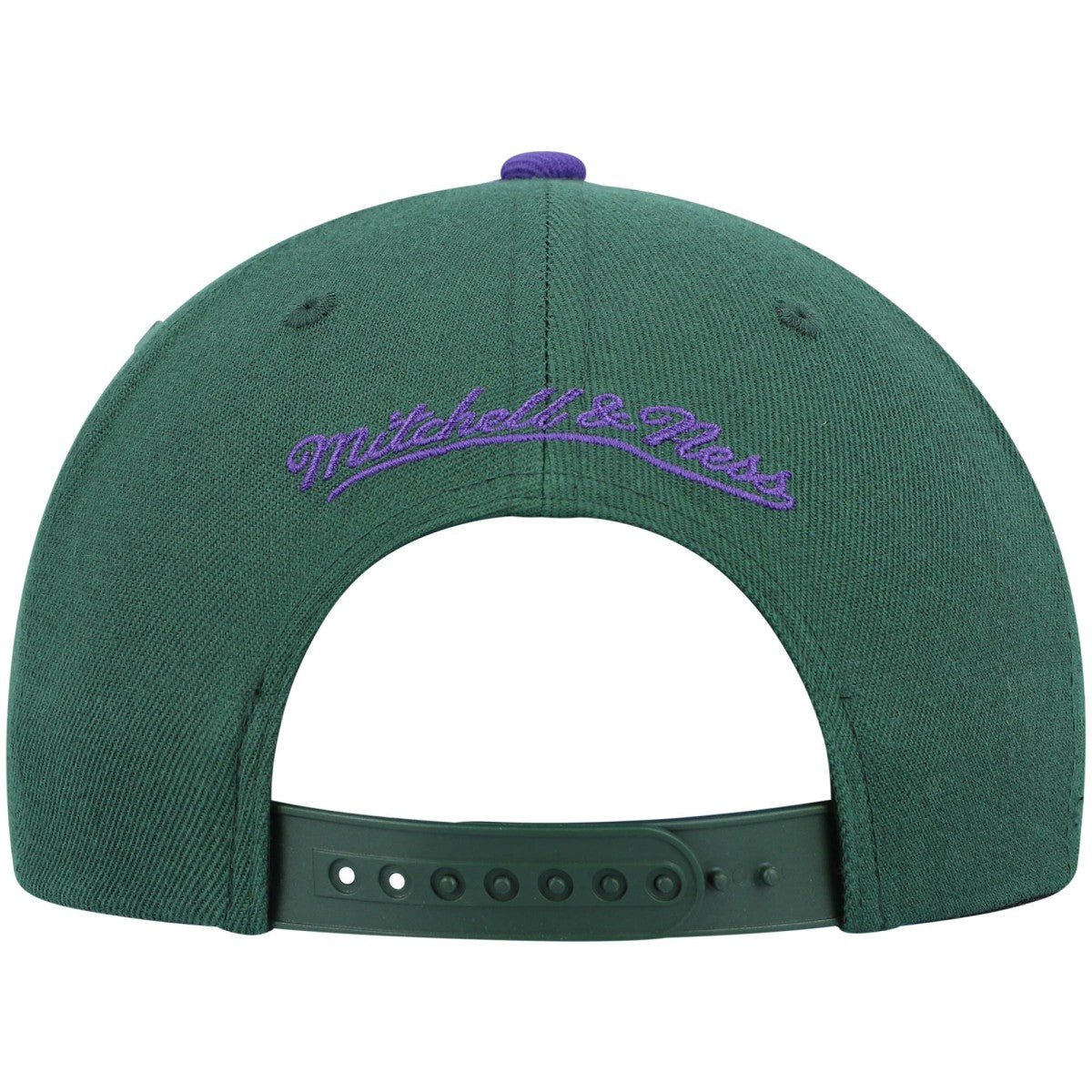 Milwaukee Bucks Hardwood Classics Team Two-Tone 2.0 Snapback Hat Green/Purple - Mitchell & Ness