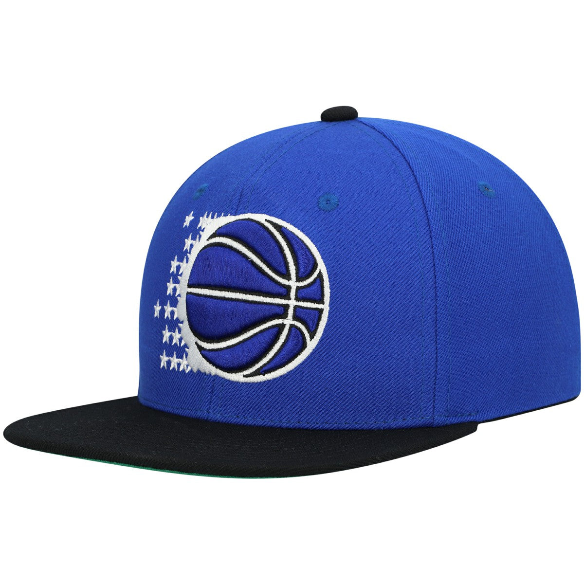 Orlando Magic Hardwood Classics Team Two-Tone 2.0 Snapback Hat Blue/Black - Mitchell & Ness