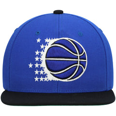 Orlando Magic Hardwood Classics Team Two-Tone 2.0 Snapback Hat Blue/Black - Mitchell & Ness