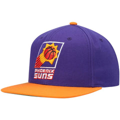 Phoenix Suns Hardwood Classics Team Two-Tone 2.0 Snapback Hat Purple/Orange - Mitchell & Ness
