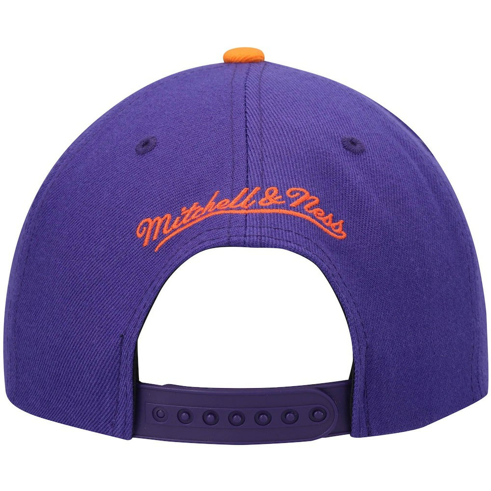 Phoenix Suns Hardwood Classics Team Two-Tone 2.0 Snapback Hat Purple/Orange - Mitchell & Ness