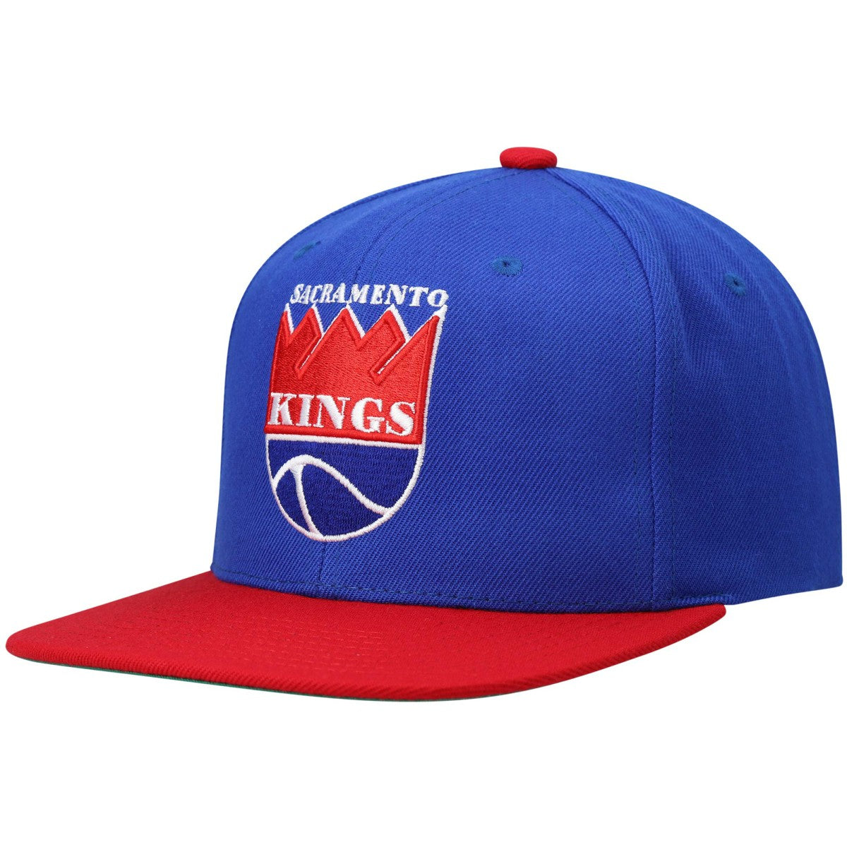 Sacramento Kings Hardwood Classics Team Two-Tone 2.0 Snapback Hat Blue/Red - Mitchell & Ness