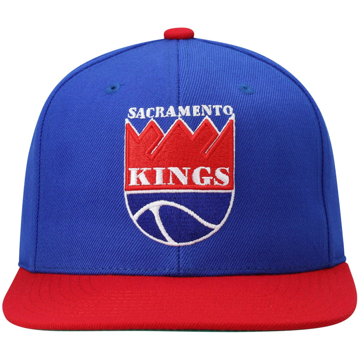 Sacramento Kings Hardwood Classics Team Two-Tone 2.0 Snapback Hat Blue/Red - Mitchell & Ness