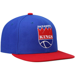 Sacramento Kings Hardwood Classics Team Two-Tone 2.0 Snapback Hat Blue/Red - Mitchell & Ness